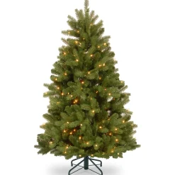 New 5 ft. Pre-Lit Newberry Spruce Tree with Clear Lights Full|Pre-Lit