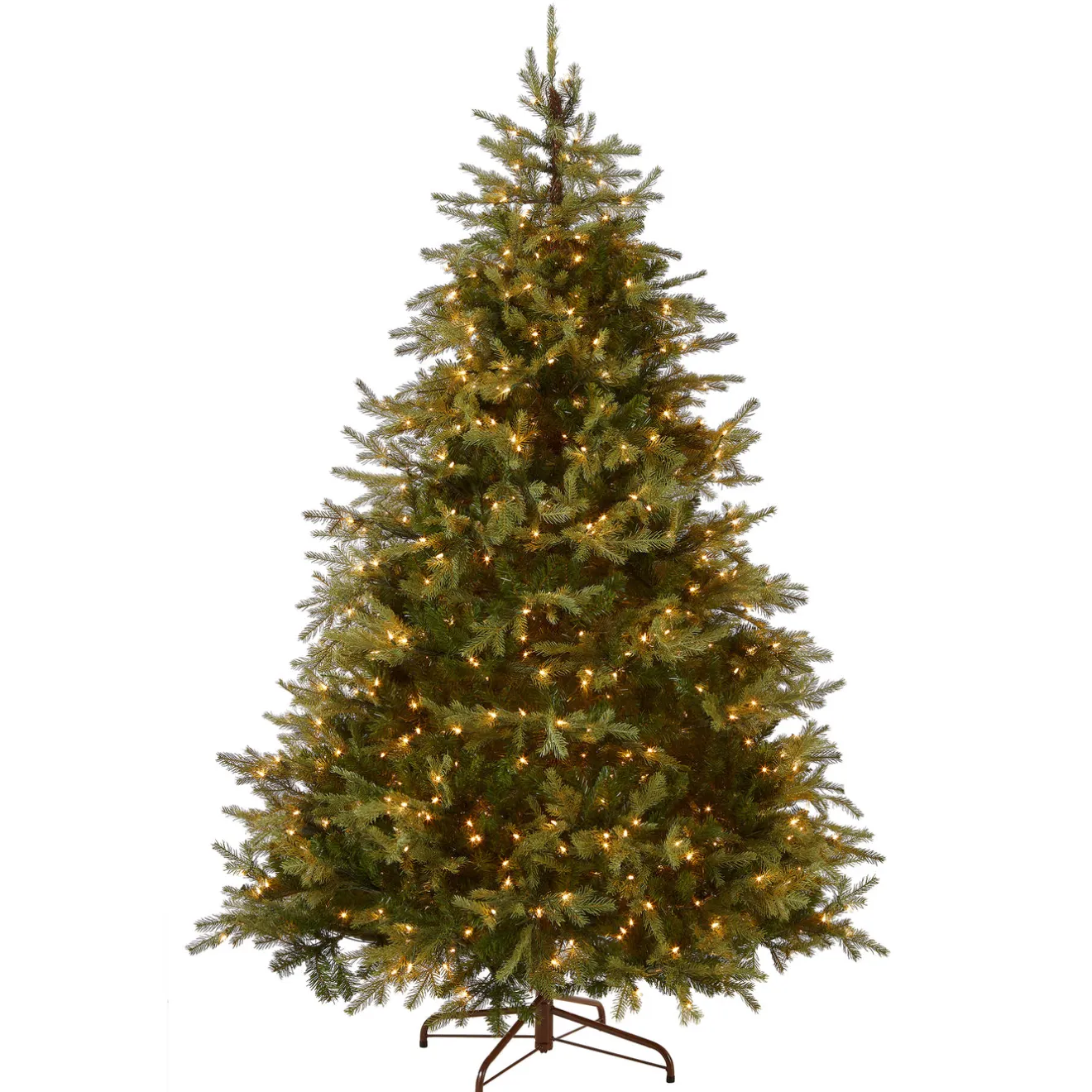 Sale 9 ft. Pre-Lit Nordic Spruce Medium Tree with Clear Lights Full|Pre-Lit