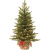 Clearance 3 ft. Pre-Lit Nordic Spruce Tree with LED Lights Tabletop|Pre-Lit