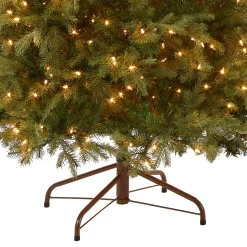 Online 7.5 ft. Pre-Lit Nordic Spruce Slim Tree with Clear Lights Slim|Pre-Lit