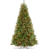 Best 7 ft. Pre-Lit North Valley Spruce Tree with Multicolor Lights Full|Pre-Lit