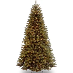 Best 9 ft. Pre-Lit North Valley Spruce Tree with Clear Lights Full|9 To 9.5 Feet
