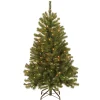 Sale 4.5 ft. Pre-Lit North Valley Spruce Tree with Clear Lights Full|Pre-Lit