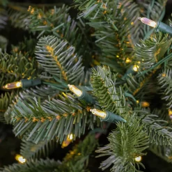 Best 10 ft. Pre-Lit Norway Spruce Hinged Tree with Warm White LED Lights Pre-Lit|Slim