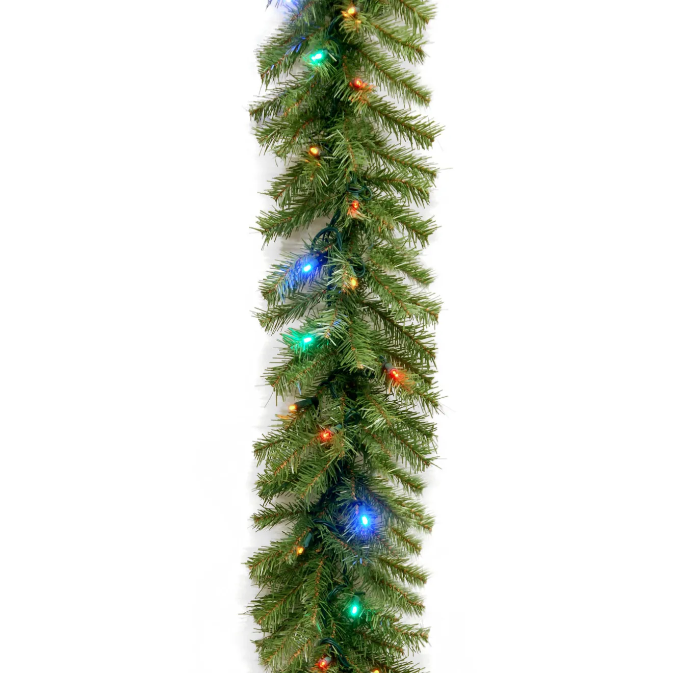 9 ft. Pre-Lit Norwood Fir Garland with Dual Color LED Lights Pre-Lit Christmas Garlands|7-10 Feet Christmas Garlands