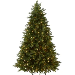 7.5 ft. Pre-Lit Princeton Fraser Fir Tree with PowerConnect and 800 Dual Color LED Lights Full|Pre-Lit