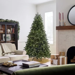 7.5 ft. Pre-Lit Princeton Fraser Fir Tree with PowerConnect and 800 Dual Color LED Lights Full|Pre-Lit