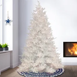 Online 6.5 ft. Pre-Lit Sea Coral Tree with Warm White LED Lights Full|Pre-Lit