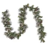Best 9 ft. Pre-Lit Whitter Pine Garland with LED Lights 7-10 Feet Christmas Garlands