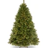 Sale 7.5 ft. Pre-Lit Winchester Pine Tree with Clear Lights Full|Pre-Lit