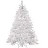 6 ft. Pre-Lit Winchester Pine White Tree with Clear Lights Full|Pre-Lit