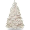 Best 7 ft. Pre-Lit Winchester Pine White Tree with Clear Lights Full|Pre-Lit