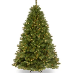Sale 6 ft. Pre-Lit Winchester Pine Tree with Clear Lights Full|Pre-Lit