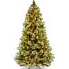New 7.5 ft. Pre-Lit Wintry Pine Medium Tree with Clear Lights Medium|Pre-Lit