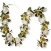 Outlet 6 ft. Spring Garland with Roses, Lilies, Berry Clusters, Leafy Greens Garlands & Swags