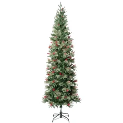 Sale 7.5 ft. Virginia Pine Mixed Feel Real Slim Tree Slim|Pre-Lit
