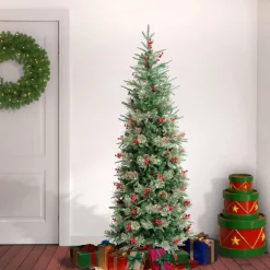 New 6 ft. Virginia Pine Mixed Slim Tree Pre-Lit|6 To 6.5 Feet