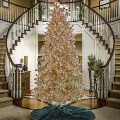 Sale 10 ft.Pre-Lit Christmas Platinum Tree Pre-Lit|Full