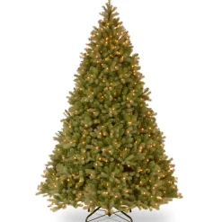 Online 10 ft.Pre-Lit Downswept Douglas Fir Tree with Clear Lights Full|Pre-Lit