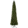 Discount 10 ft.Pre-Lit Kingswood Fir Pencil Slim Tree with Clear Lights Pencil Slim|Pre-Lit