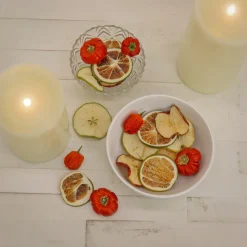 Online 6 in. 250 Gram Mixed Potpourri- Red and Green Apples, Sliced Limes, and Chiles Decorative Accents