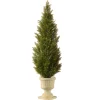 Online 60 in. Arborvitae Topiary Tree in Decorative Urn Topiaries & Shrubs
