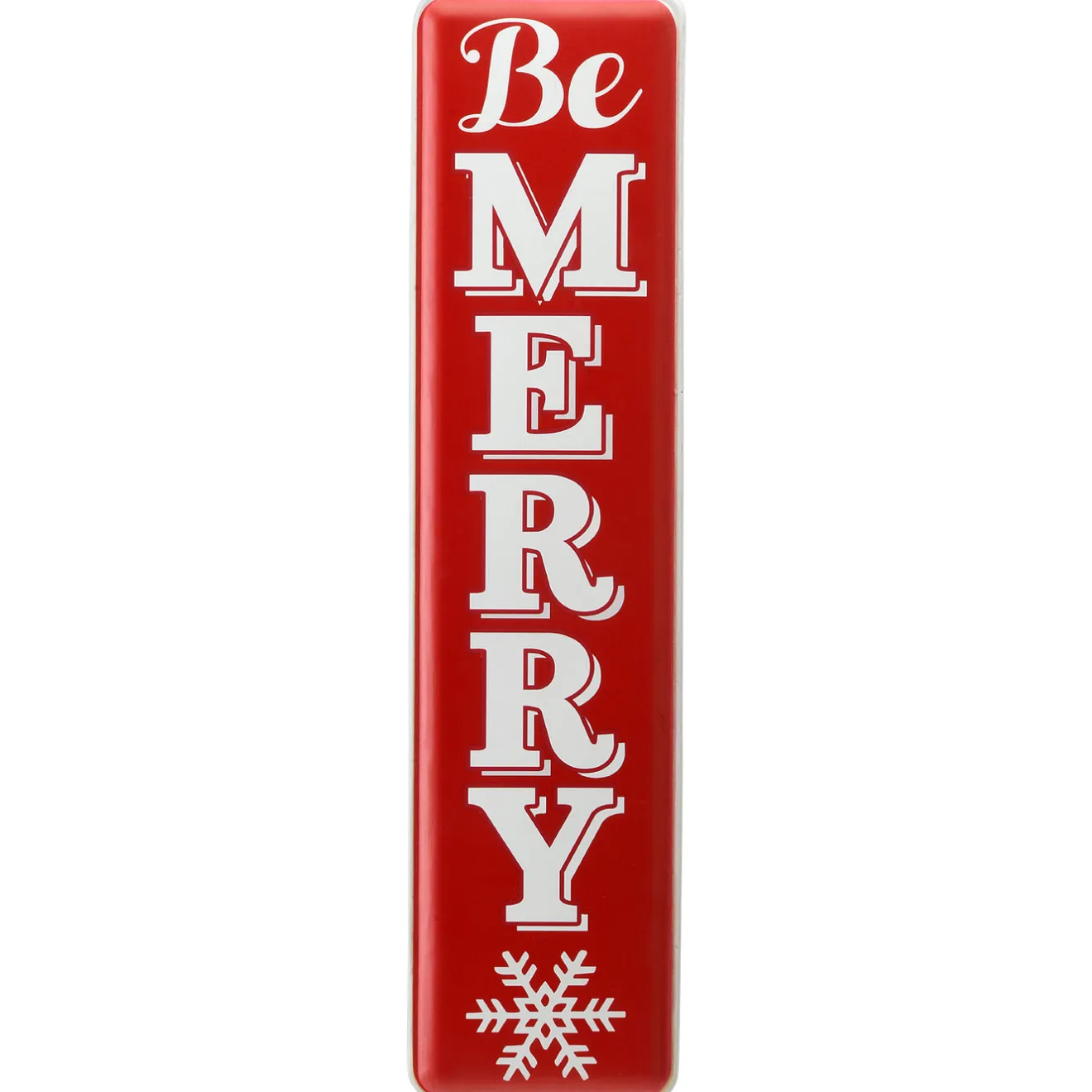 Best 31 in. Be Merry Holiday Wall Sign Decorative Accents