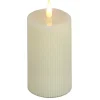 Best 5 in. by 11 in. HGTV Home Collection Flameless Georgetown Pillar Candle, Ivory Decorative Accents
