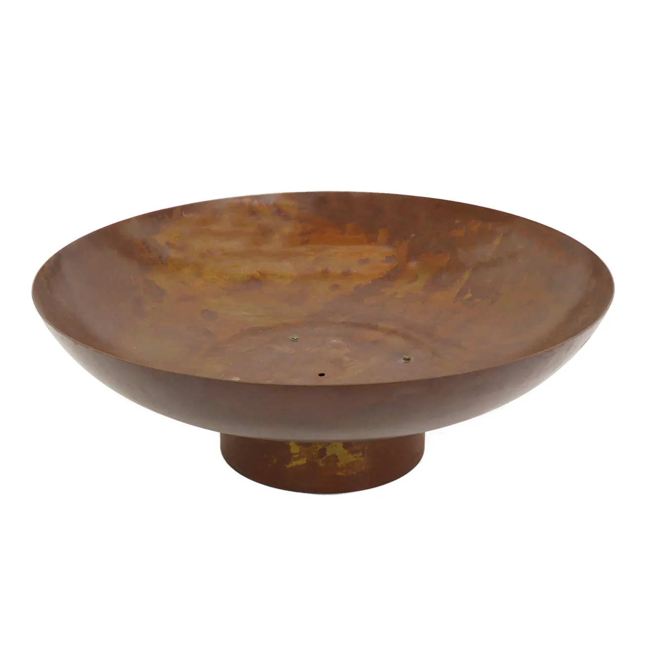 New 32 in. Cast Iron Rust Finish Outdoor Fire Pit Bowl Firepits