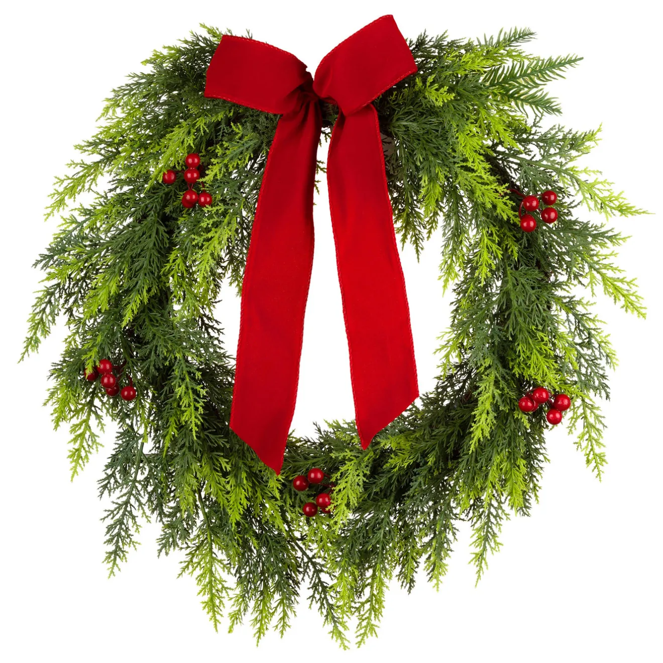 Sale 24 in. Christmas Classic Wreath 21-24 Inch Christmas Wreaths