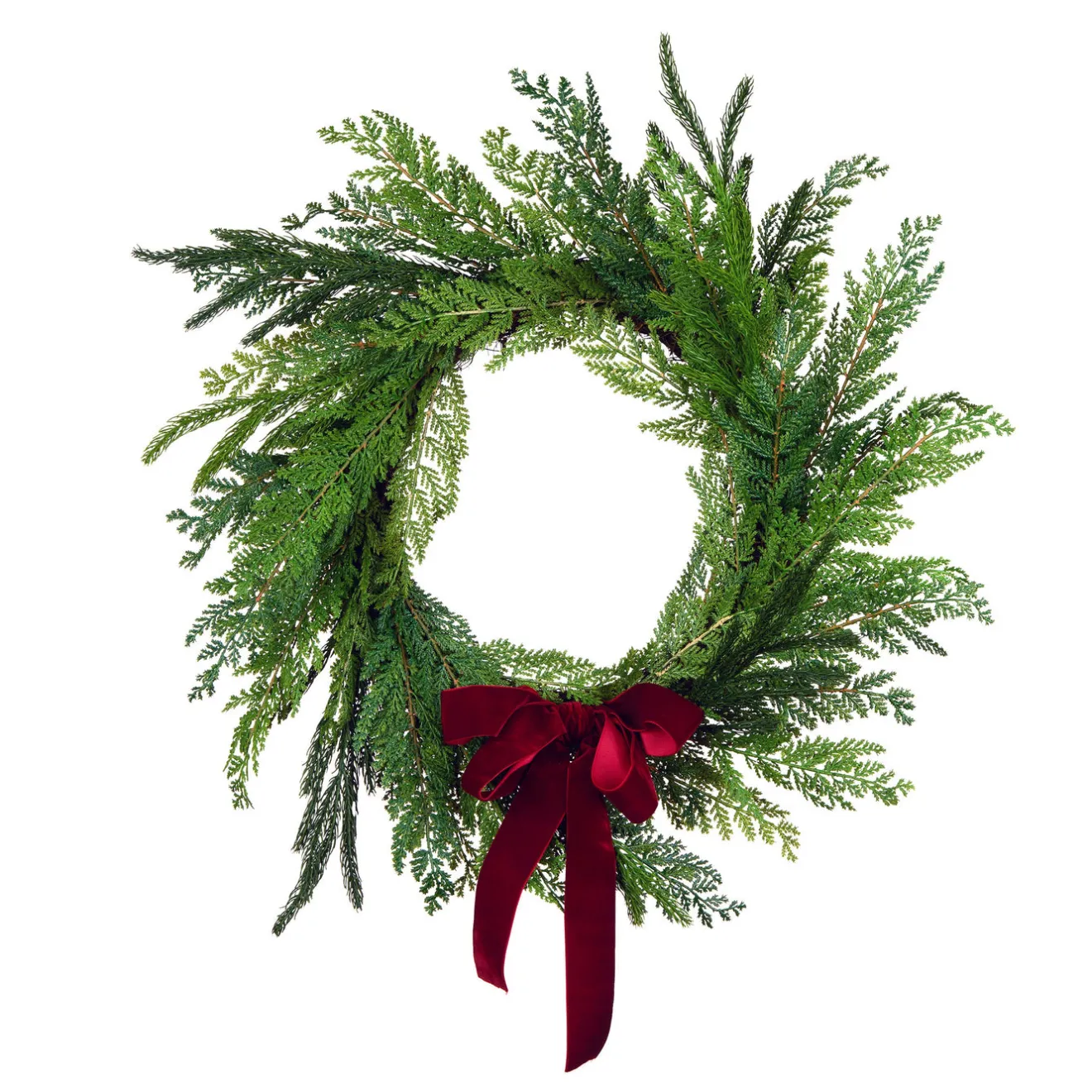 New 24 in. Christmas Cottage Wreath 21-24 Inch Christmas Wreaths