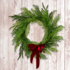 New 24 in. Christmas Cottage Wreath 21-24 Inch Christmas Wreaths