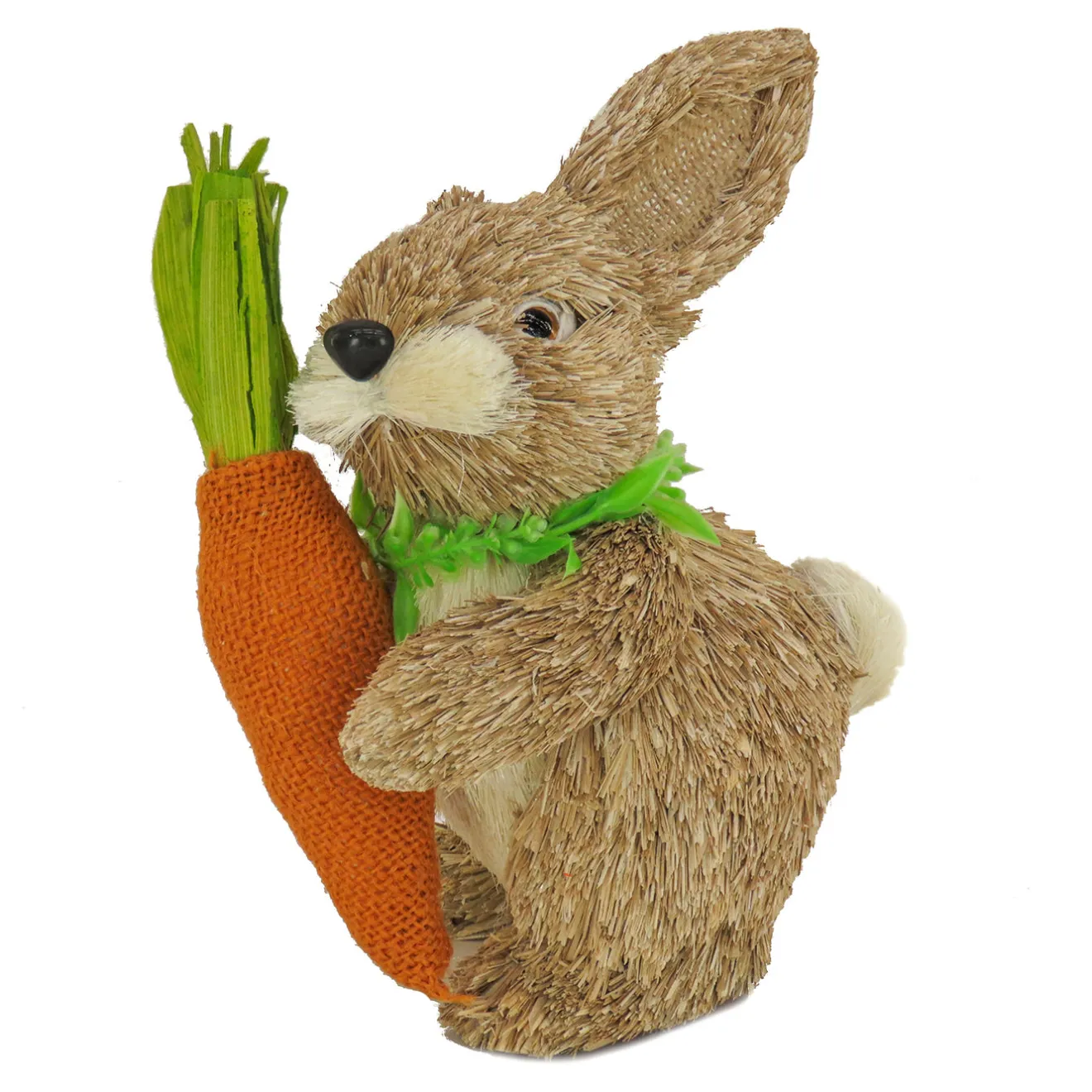 Discount 12 in. Cute Easter Bunny Holding Carrot Table Decoration Table Decorations