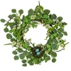 Online 20 in. Easter Wreath Decorated with Spring Blooms and Pastel Eggs Wreaths