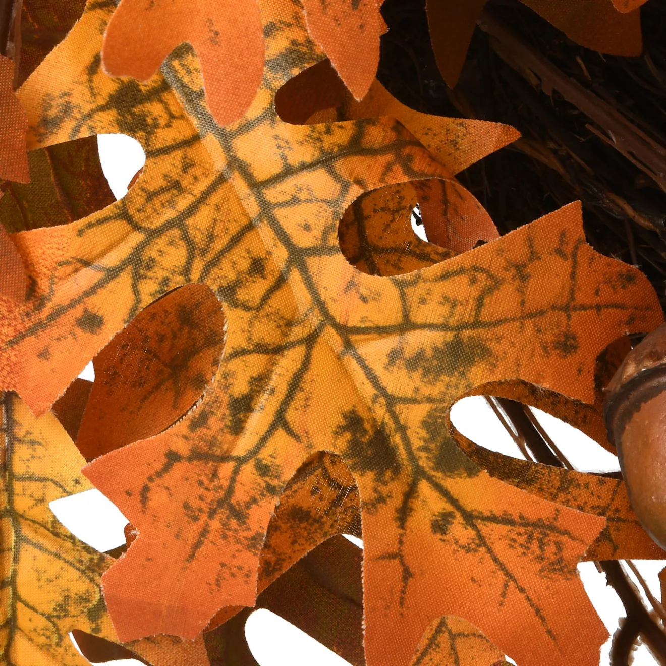 Clearance 24 in. Fall Wreath with Acorns, Oak Leaves Wreaths