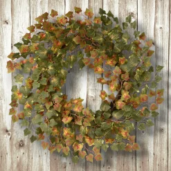Discount 24 in. Fall Wreath with Ivy Wreaths
