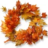 New 24 in. Fall Wreath with Maple Leaves Wreaths