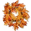 New 24 in. Fall Wreath with Maple Leaves, Berry Clusters Wreaths