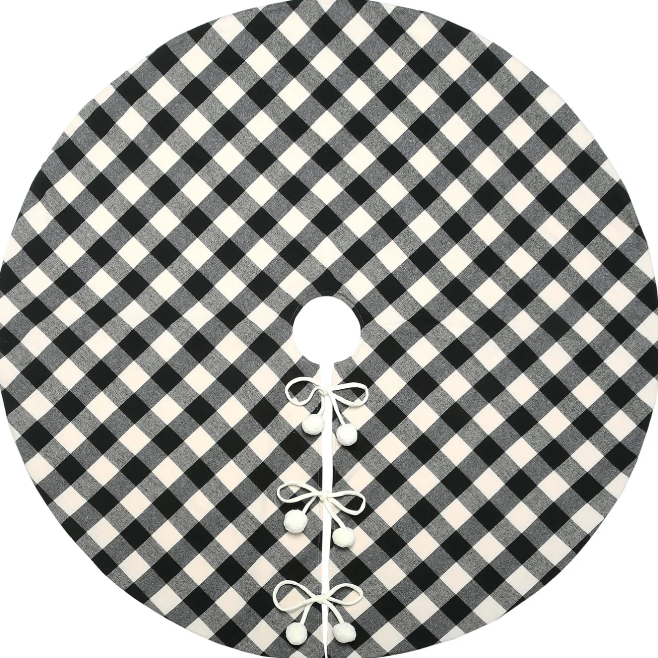 Online 52 in. General Store Collection Plaid Tree Skirt Tree Skirts & Collars