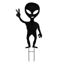 Online 38 in. Halloween Alien Garden Stakes Outdoor Lawn Decoration Outdoor Decorations