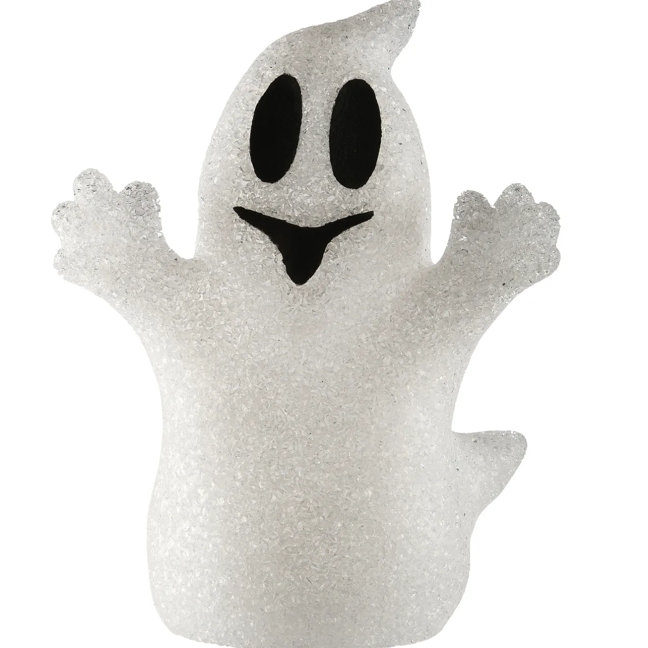 New 9 in. Halloween Changes Color White Ghost Decoration with LED Lights Indoor Decorations