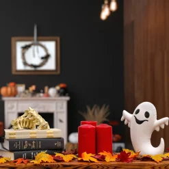 Online 9 in. Halloween Happy Ghost Tabletop Decoration Indoor Decorations