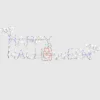 New 57 in. Halloween Happy Halloween Sign Lighted Sign Decoration with LED Lights Sign Decorations