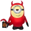 Best 42 in. Halloween Minion Dave Inflatable Decoration Inflatable Decorations