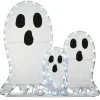 Sale 36 in. Halloween Pre-Lit Ghost Trio Outdoor Decoration with LED Lights Outdoor Decorations