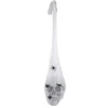 Best 27 in. Halloween Pre-Lit Sound Activated Animated Hanging Skull with LED Lights Animated Decorations