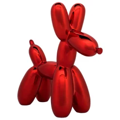 Best 11 in. Halloween Red Balloon Dog Figurine Indoor Decorations
