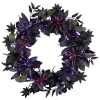 Hot 24 in. Halloween Scare in the Air Wreath with LED Lights Wreaths