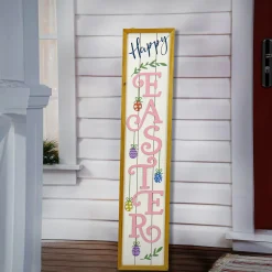 New 43 in. Happy Easter Sign Porch Decoration Outdoor Decorations
