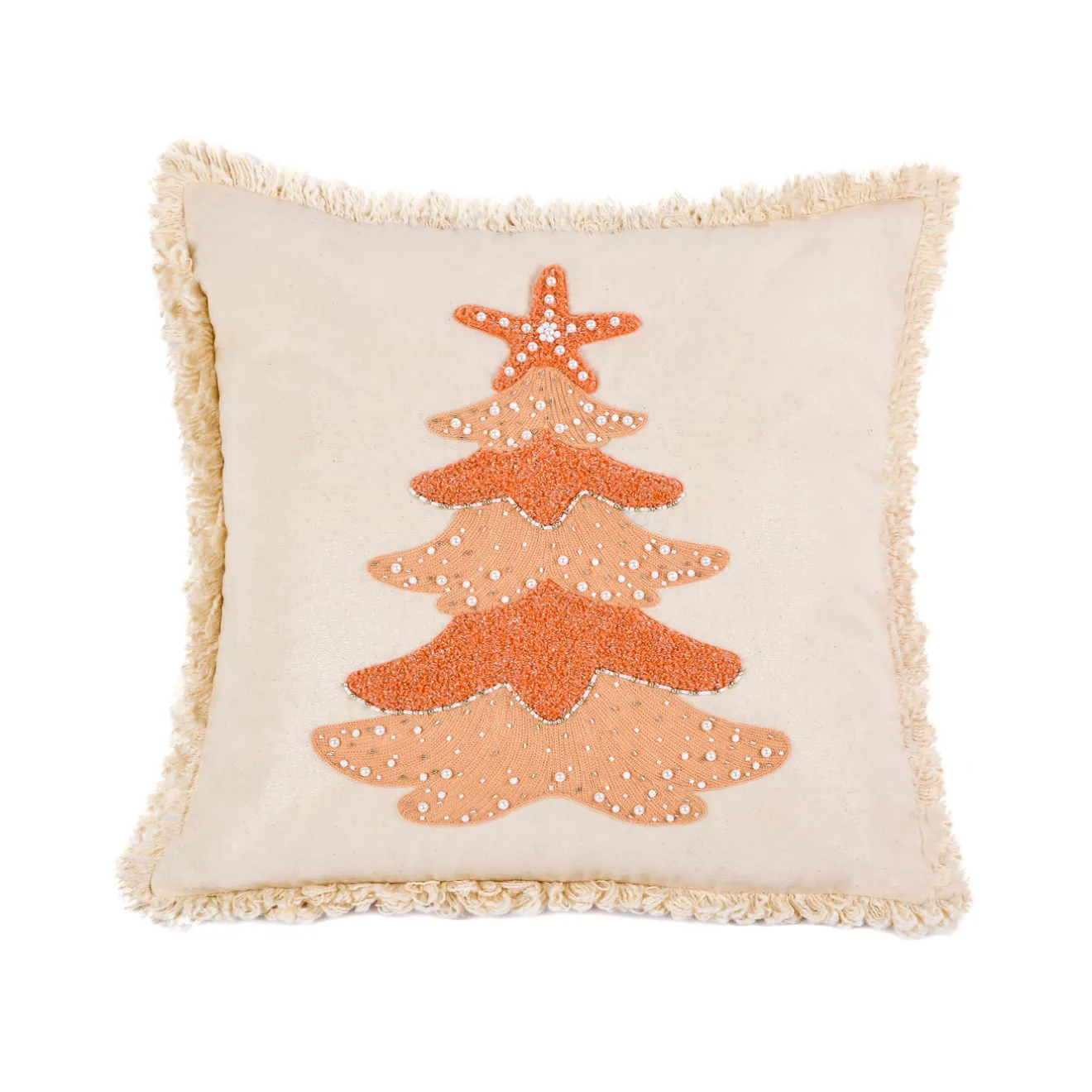 Hot 18 in. HGTV Home Collection Coastal Christmas Pillow Pillows & Throws